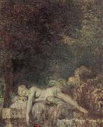 Jean-Antoine Watteau Die Champs elyssees oil painting reproduction